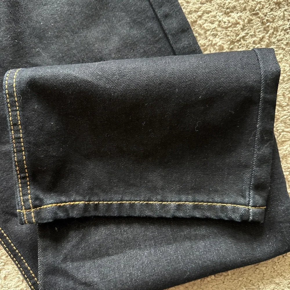 Levi's 513 Slim Fit Zip Fly Straight Leg Denim‎ Jeans 38X30 Men's Dark Blue